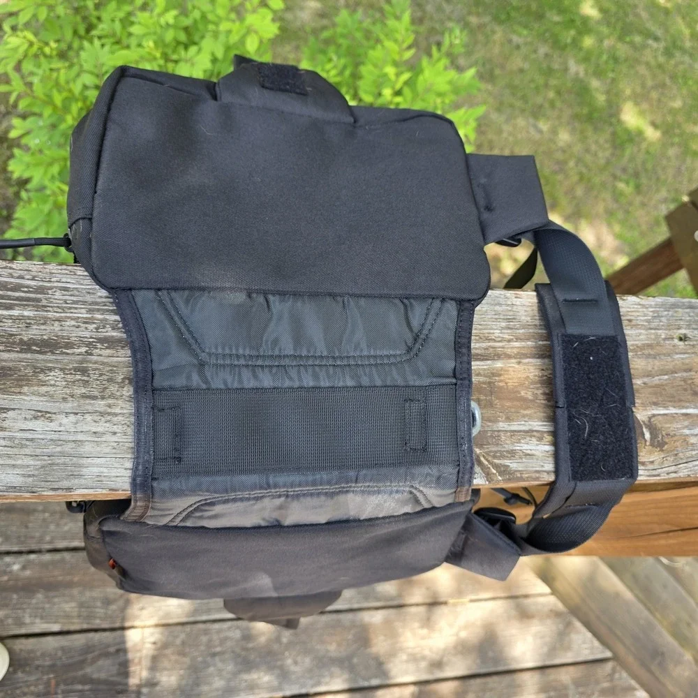 Spanker Tactical Dog Vest Black Harness Approx 11x11 Carrying‎ Pockets